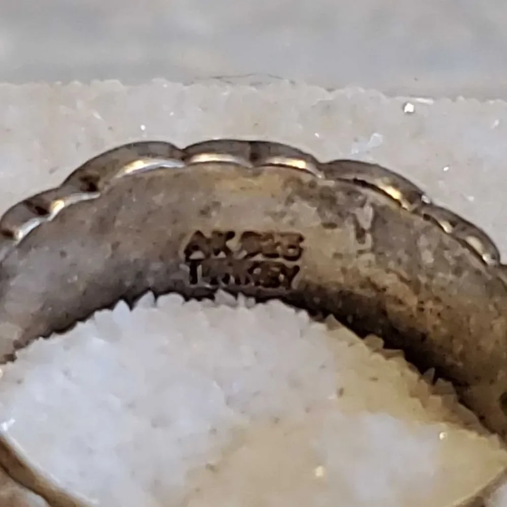 Vintage Turkey Designer Atasay Kuyumculuk 925 Silver Ring